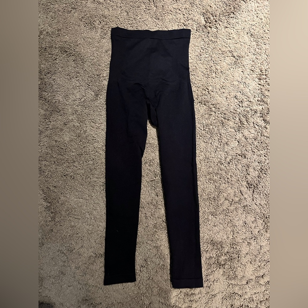 Shapermint black high waisted leggings, size medium